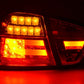 BMW 3-Series E90 Sedan Red/Clear LED Bar Taillights (2005-2008)