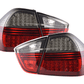 BMW 3-series E90 Sedan Red/Smoke Euro LED Taillights Set (2005-2008)