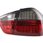 BMW 3-series E90 Sedan Red/Smoke Euro LED Taillights Set (2005-2008)