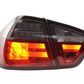BMW 3-Series E90 Sedan Red/Smoked LED Bar Taillights (2005-2008)