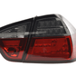 BMW 3-Series E90 Sedan Red/Smoked LED Bar Taillights (2005-2008)