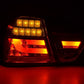 BMW 3-Series E90 Sedan Red/Smoked LED Bar Taillights (2005-2008)