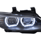 BMW 3-Series E92 / E93 Black Headlights 2006-2010 - for AFS or Non AFS