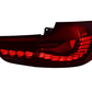 BMW 3-Series F34 Gran Turismo (GT) Red /or/ Smoke GTS OLED Style Tail Lights 2012-2016
