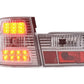 BMW 5-series E34 Chrome Clear LED Taillights Set (1988-1994)