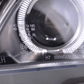 BMW 5-series E60 E61 Black Angel Eyes Headlight Set (2003-2007)