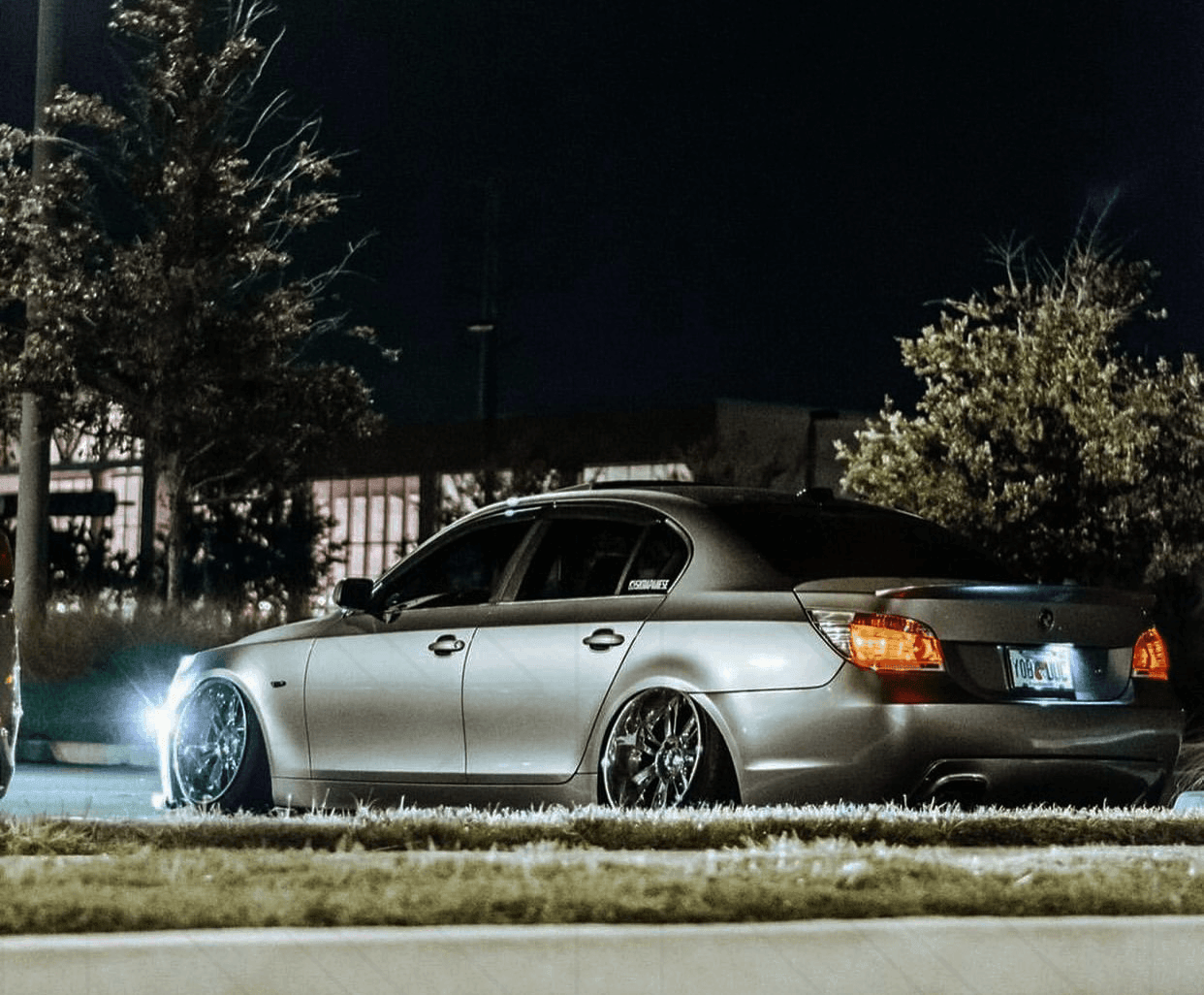 BMW 5-series E60 Sedan Chrome Clear LED Taillights Set (2004-2007)