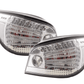 BMW 5-series E60 Sedan Chrome Clear LED Taillights Set (2004-2007)