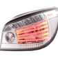 BMW 5-series E60 Sedan Chrome Clear LED Taillights Set (2007-2009)