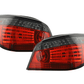 BMW 5-series E60 Sedan Red Smoked LED Taillights Set (2008-2009)