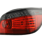BMW 5-series E60 Sedan Red Smoked LED Taillights Set (2008-2009)