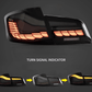 BMW 5-Series F10 F18 M5 6th Gen GTS Style -Red or Smoked- OLED Dynamic LED Tail Lights (2011-2017)