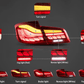 BMW 5-Series F10 F18 M5 6th Gen GTS Style -Red or Smoked- OLED Dynamic LED Tail Lights (2011-2017)