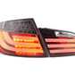 BMW 5-Series F10 Sedan Black LED Taillights (2010-2012)