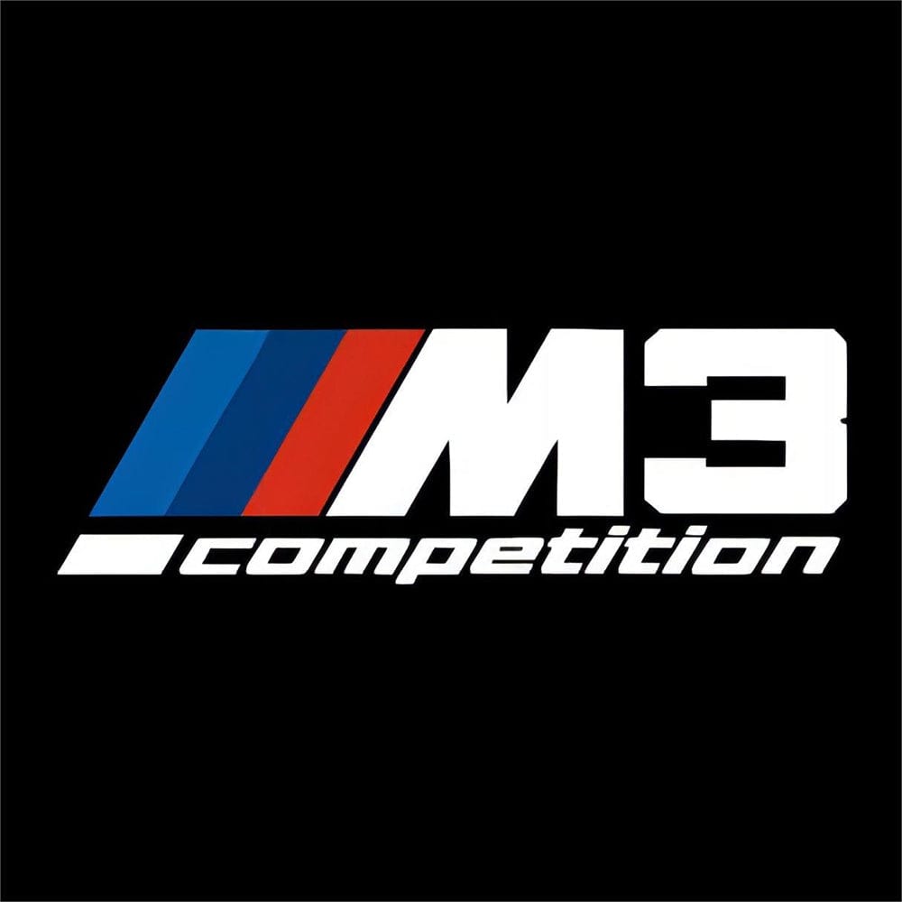 BMW M3 5th Gen F80 Premium Door Puddle Lights Various Designs 2014-2019