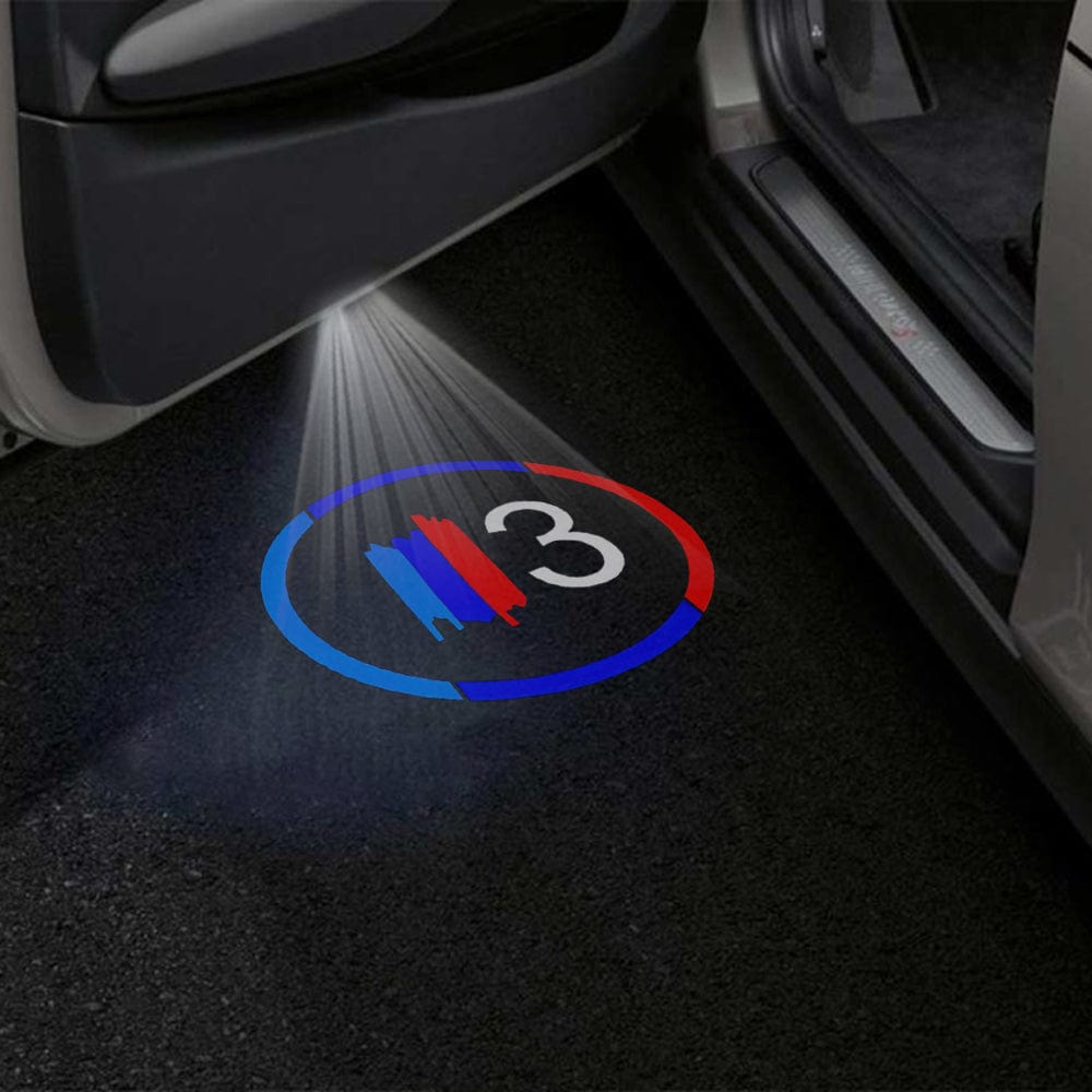 BMW M3 5th Gen F80 Premium Door Puddle Lights Various Designs 2014-2019