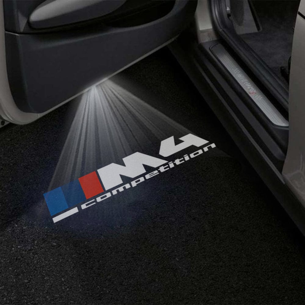 BMW M4 2nd Gen Premium Door Puddle Lights Various Designs 2020-2026