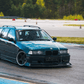 BMW E36 M3 Series 3 Black Side Skirt Extensions (1992 - 1999)