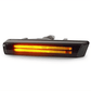 BMW E38 7-Series E46 M3 Crystal Light Bar Clear/Smoke Lens Amber/White LED Side Marker Light (1995-2006)