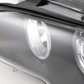 BMW E46 3-Series Coupe Black OE+ Angel Eyes Headlights - (2002-2005)