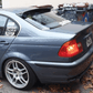 BMW E46 Sedan Series 3 Black HM Roof Spoiler (1998 - 2006)