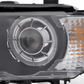 BMW E53 X5 Black OE+ Angel Eye Headlights - (2000-2003)
