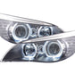 BMW E60 E61 5-Series OE+ Angel Eyes LED Headlights (2003-2006)