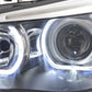 BMW E60 E61 5-Series OE+ Angel Eyes LED Headlights (2003-2006)