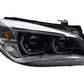 BMW E84 X1 Modern Style Angel Eye HID Bi-Xenon Headlights (2010 - 2015)