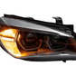 BMW E84 X1 Modern Style Angel Eye HID Bi-Xenon Headlights (2010 - 2015)