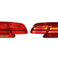 BMW E92 Coupe Euro LCI Look LED Tail Light 4Pcs W/Wiring Included(2007-2010)