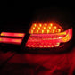 BMW E92 Coupe Euro LCI Look LED Tail Light 4Pcs W/Wiring Included(2007-2010)