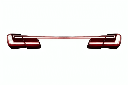 BMW F02 7 Series Red LED Luxury Beam Style Tail Lights (2008 - 2015)