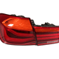 BMW F30 3 Series Sedan LCI Japan Style (Amber) LED Tail Lights - 4 Pieces (2012-2015)