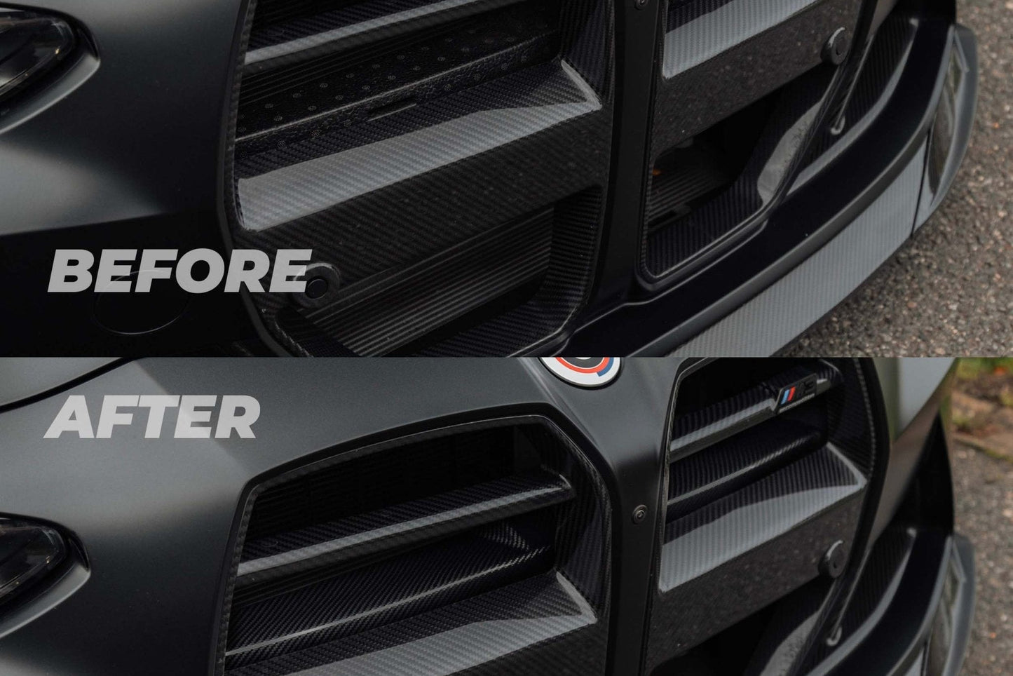 TREVORA G8X M3 / M4 Pre-Preg Carbon Fiber Foam Crash Bar Cover