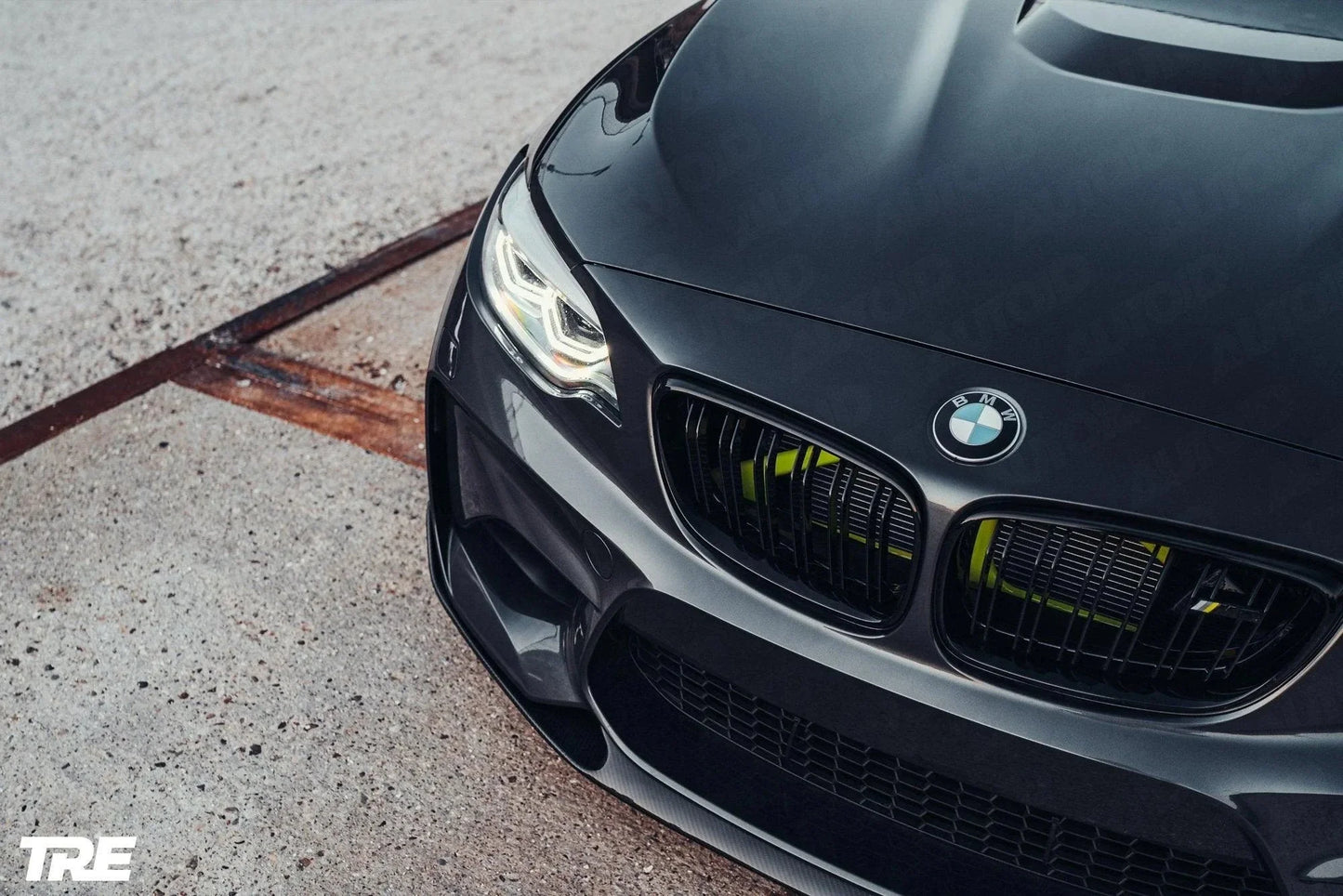 TREVORA BMW F87 M2 OG Pre-Preg Carbon Front Splitter