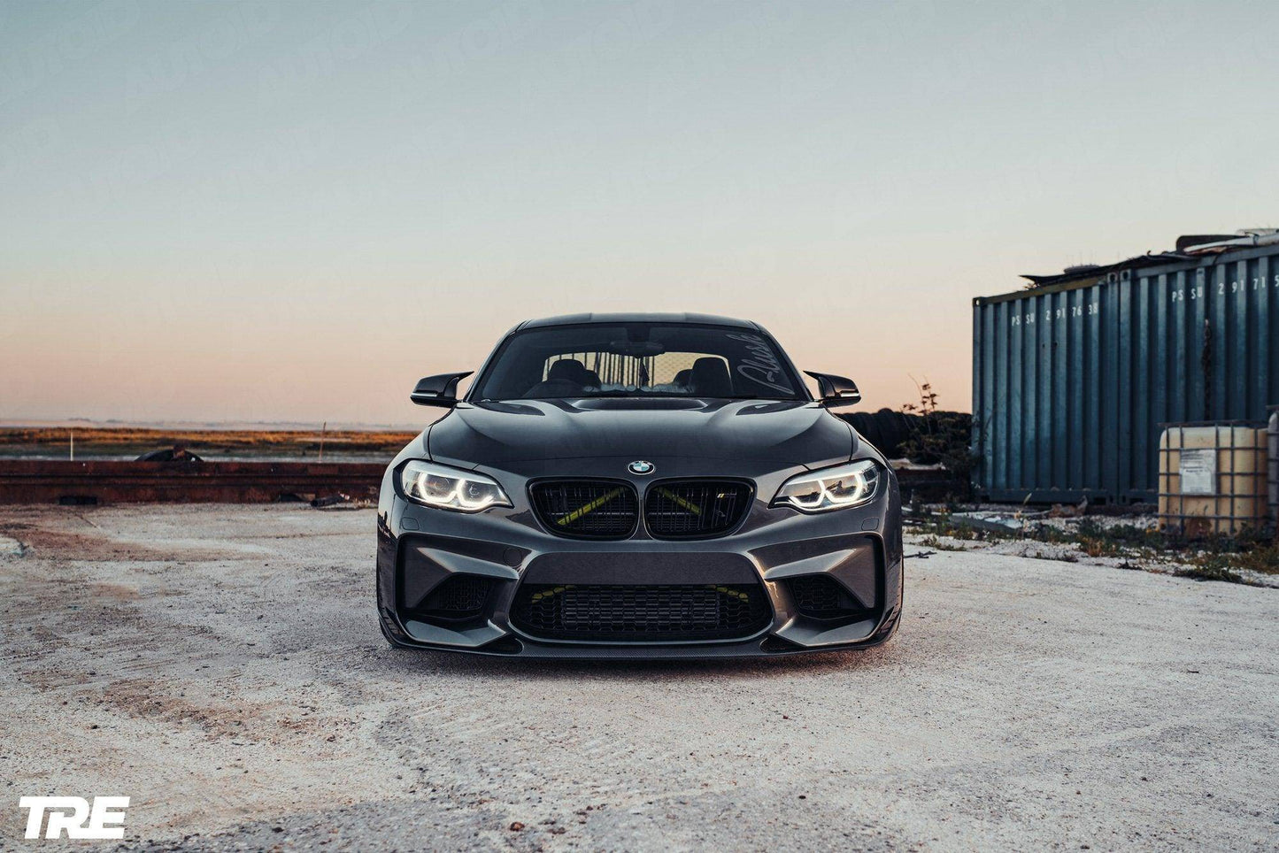 TREVORA BMW F87 M2 OG Pre-Preg Carbon Front Splitter