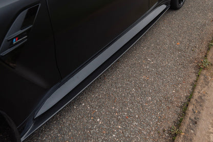 TREVORA G80 M3 Pre-Preg Carbon Fiber PR-1 Side Skirts