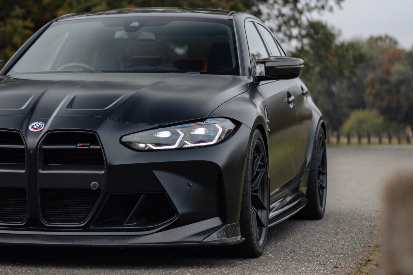 TREVORA G80 M3 Pre-Preg Carbon Fiber PR-1 Side Skirts