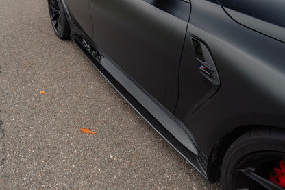 TREVORA G80 M3 Pre-Preg Carbon Fiber PR-1 Side Skirts