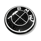 BMW Roundel Emblem Covers - Forged Carbon Fiber Style Emblem