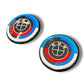 BMW Roundel Emblem Covers - Full Carbon Fiber 50th Anniversary Style