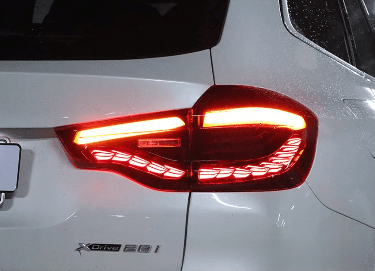 BMW X3 G01 iX3 G08 LED GTS / Dragon Scale Style Taillights (Red or Black) (2019-2022)