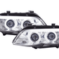 BMW X5 E53 CCFL Chrome Angel Eyes LED Headlights (2003-2006)