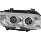 BMW X5 E53 CCFL Chrome Angel Eyes LED Headlights (2003-2006)