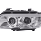 BMW X5 E53 Chrome Angel Eye LED Head Lights (2003-2006)
