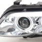 BMW X5 E53 Chrome Angel Eye LED Head Lights (2003-2006)