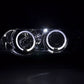 BMW X5 E53 Chrome Angel Eyes LED Headlight Set (1998-2002)