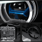 BMW X5 F15 F16 Laser Style Blue Accent Headlights Upgrade (2012 - 2019)
