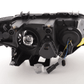 BMW X5 (Type E53) Black OE+ Angel Eyes Headlights - (2000-2003)